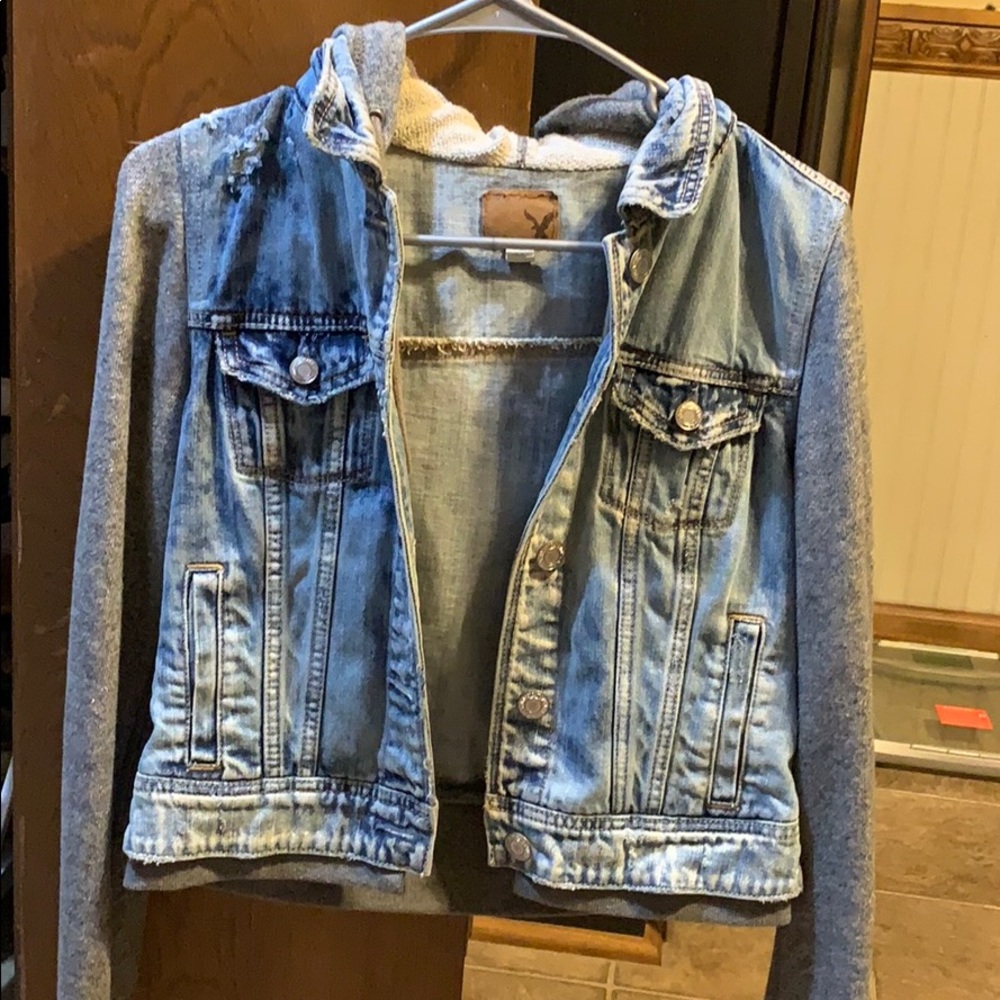 American Eagle Jean/hood jacket